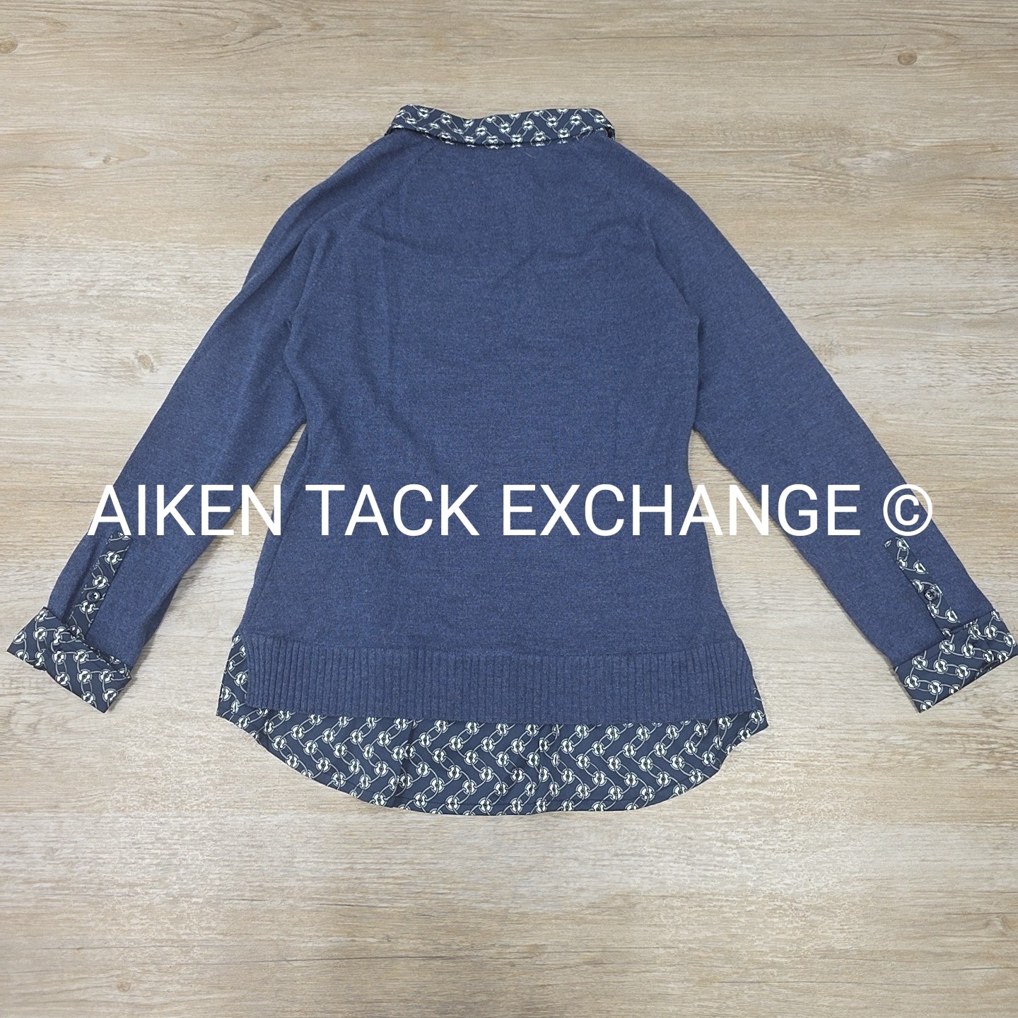 Goode Rider Posh Polo Sweater, Size Large