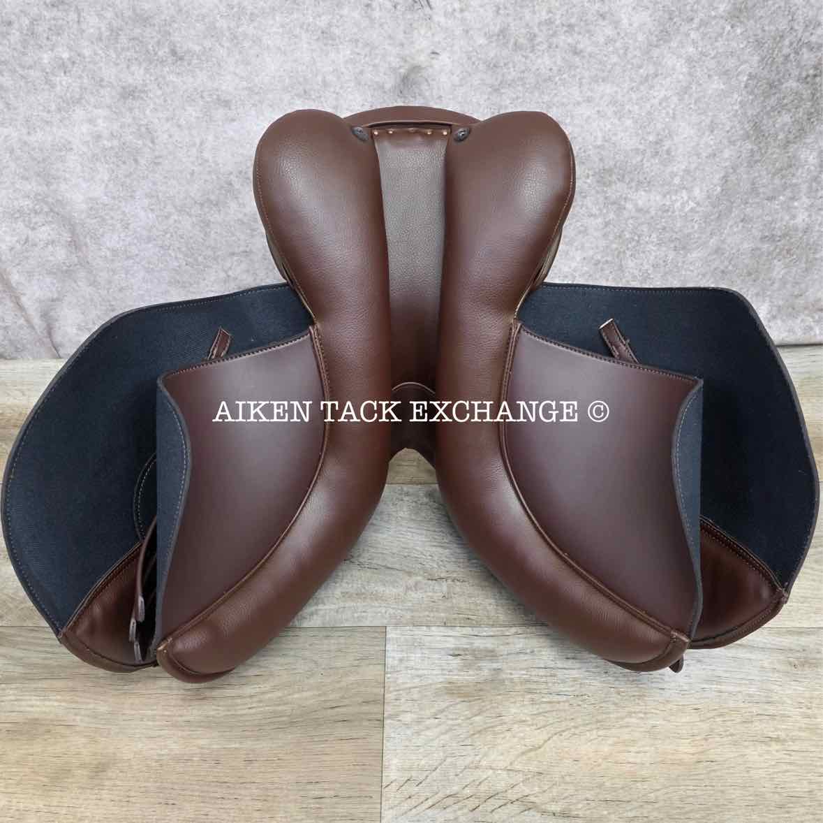 HDR - Henri de Rivel Vegan-X IGP Pony All Purpose Saddle, 15.75" Seat, Adjustable Tree - Changeable Gullet, Wool Flocked Panels