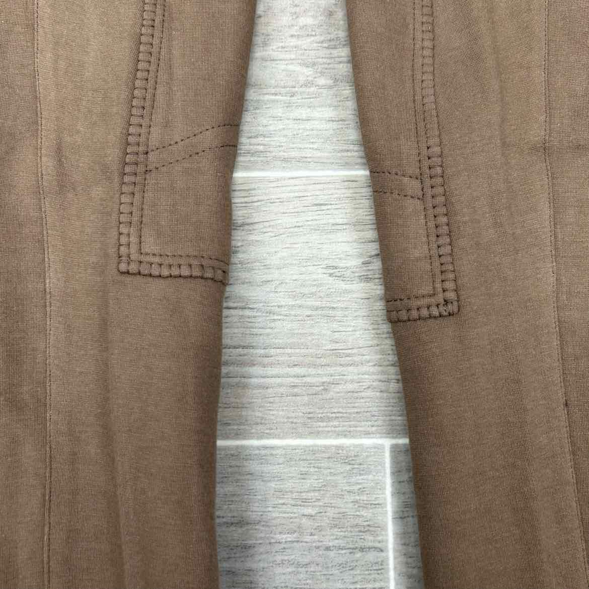 Eqituff Women's Knee Patch Breeches, Brown, Size 24 L, Brand New