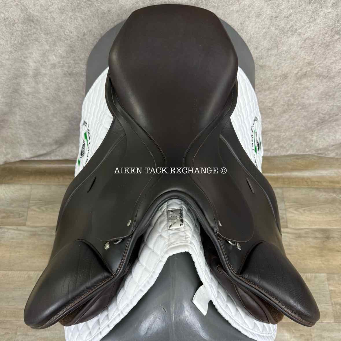 2021 Passier Performance Jump Saddle, 17.5" Seat, Medium Wide Tree, Wool Flocked Panels
