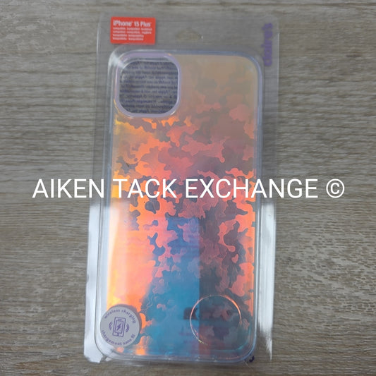 iPhone 15 Plus Case, Iridescent Camouflage