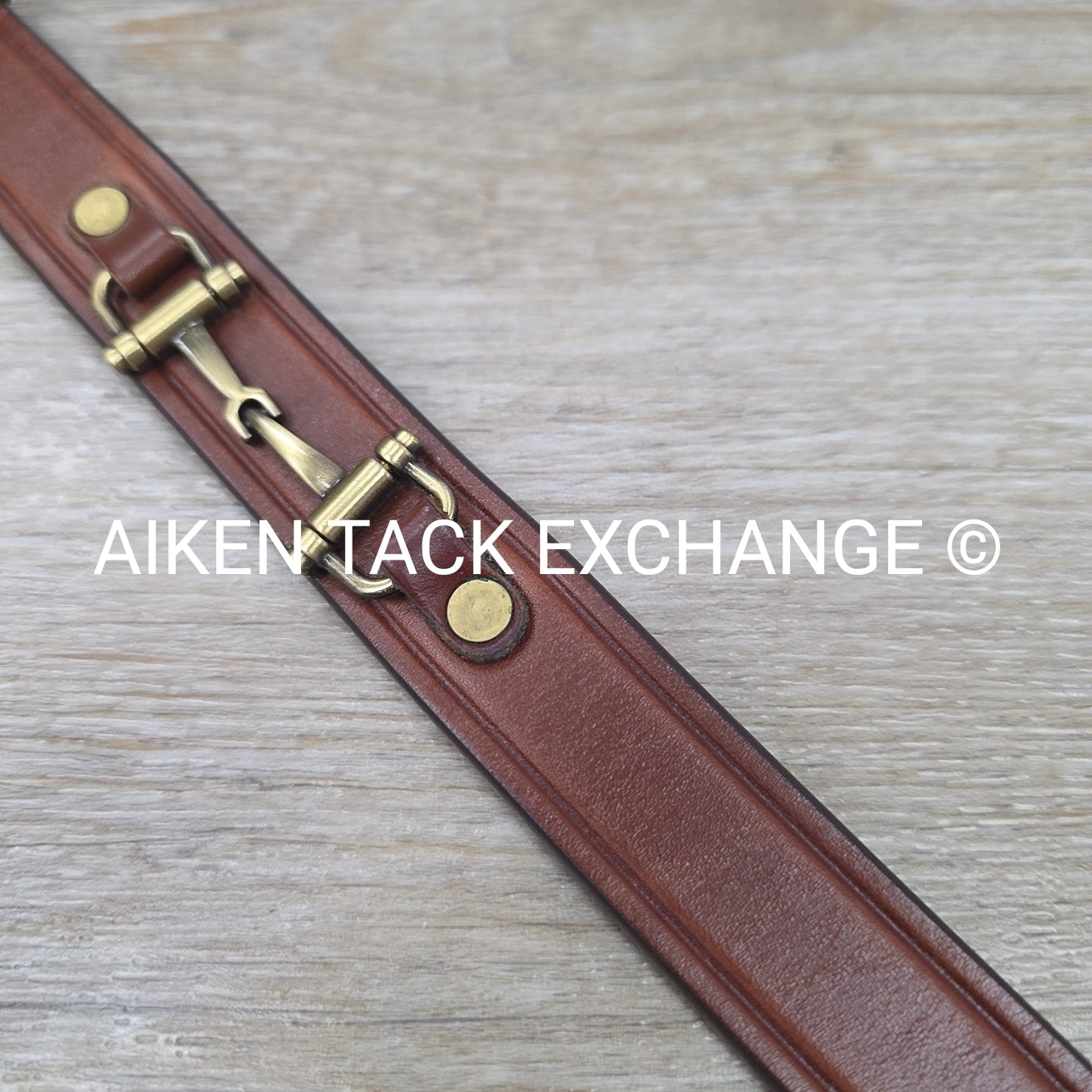 Tory Leather Snaffle Bit Belt, Brown, 26