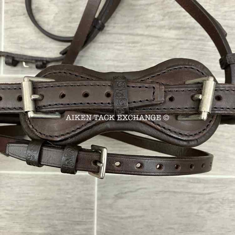 Stubben Switch 2-in-1 Snaffle & Weymouth Bridle, Brown, Size Full