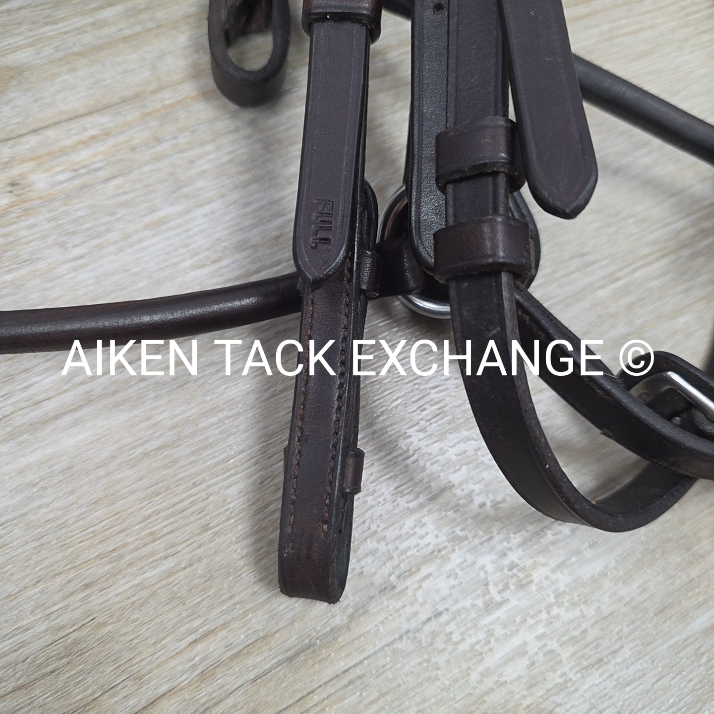 Collegiate ComFiTec Training Bridle, No Reins, Brown, Size Full