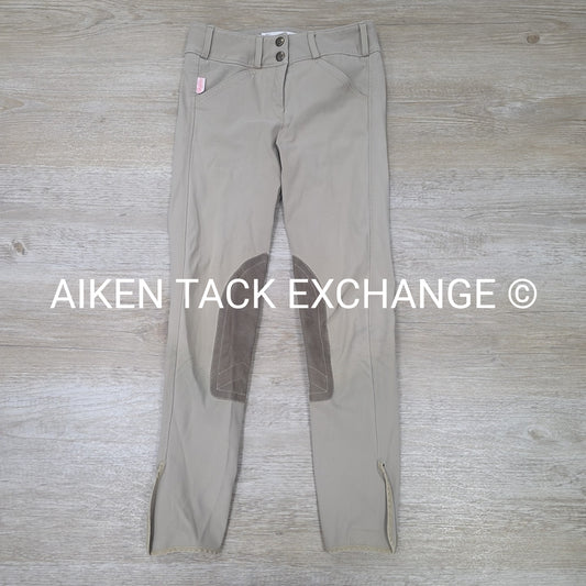 Tailored Sportsman Trophy Hunter Knee Patch Breeches, Size 12 R
