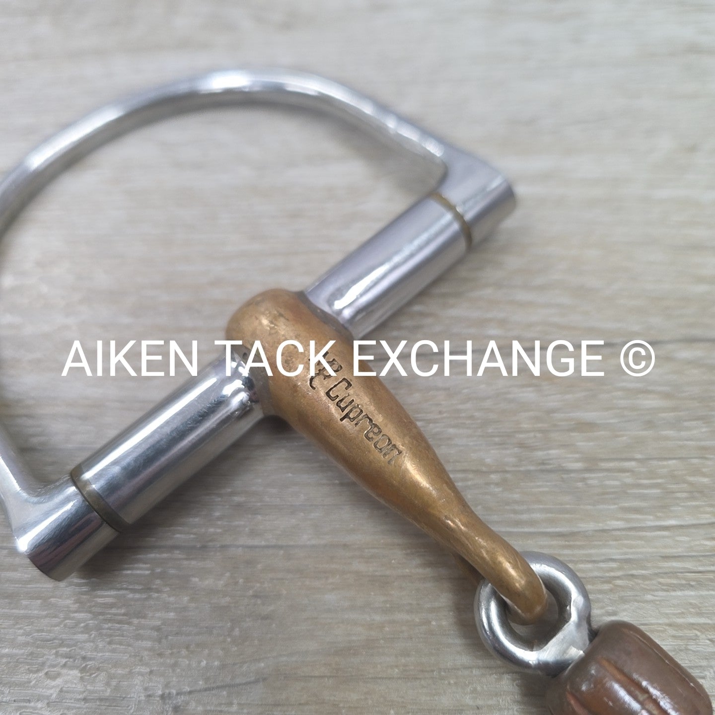 Mikmar Cupreon French Link Copper Roller D Ring Bit 5"