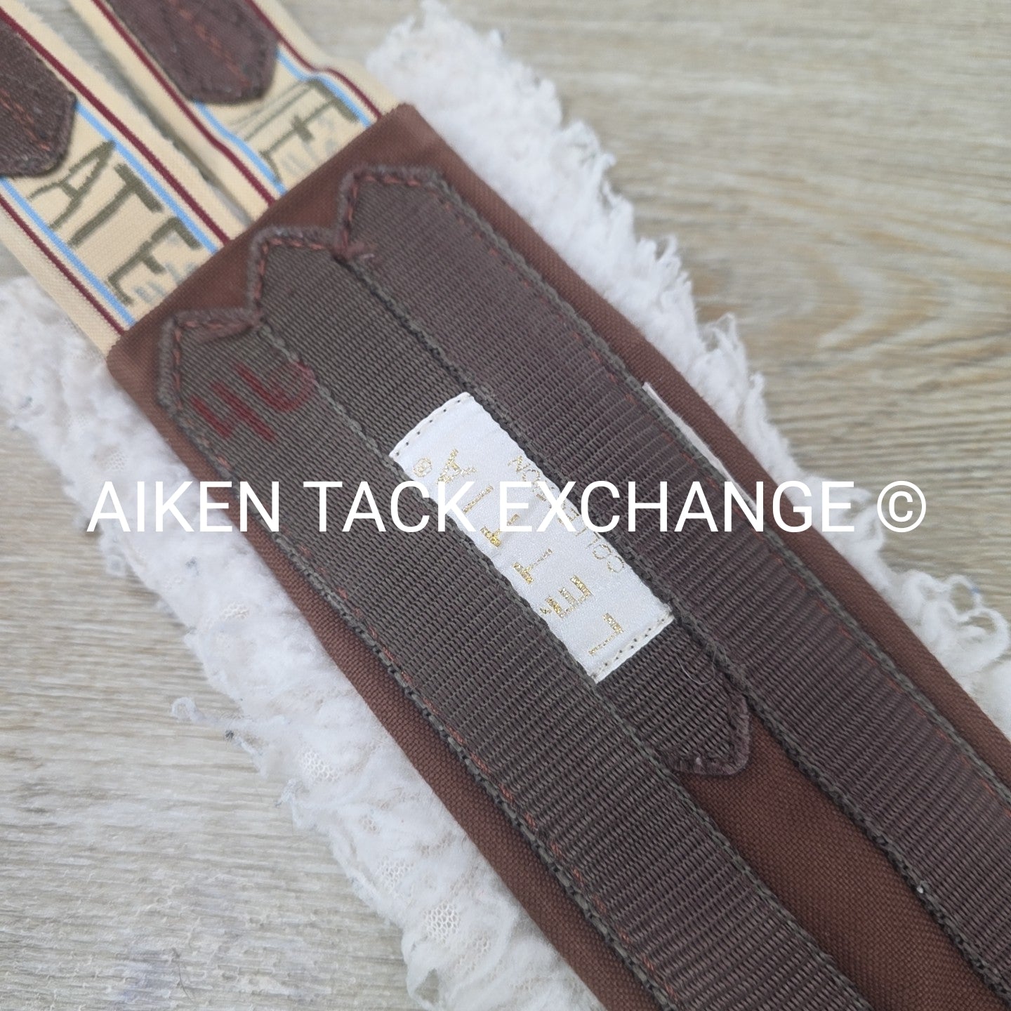 Lettia Fleece Lined CoolMax Girth with Double Elastic, Brown, 46"