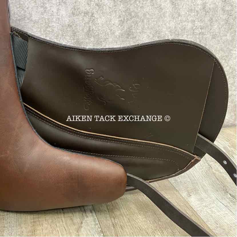 2020 Custom Saddlery Wolfgang Solo MKII Monoflap Dressage Saddle, 18" Seat, Adjustable Tree, Wool Flocked Panels