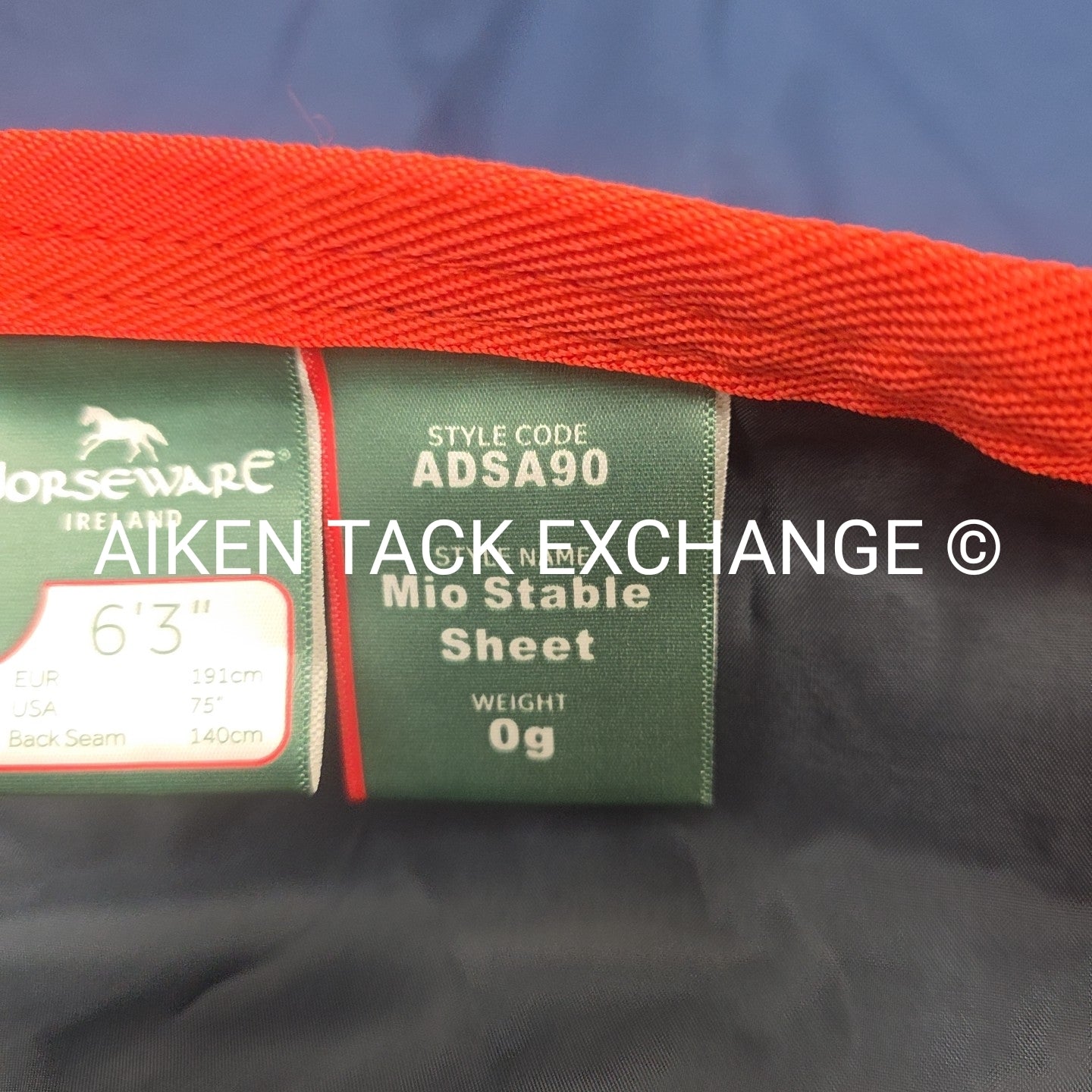 Horseware Ireland Size 75" Blue Stable Blankets & Sheets