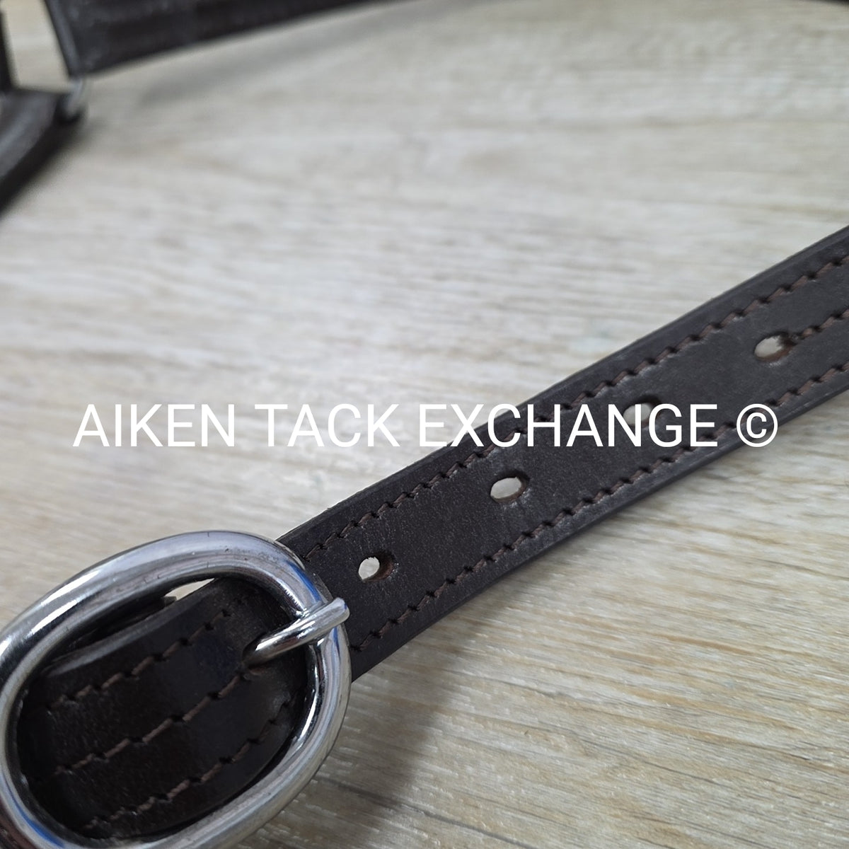 Leather Halter, Brown, Size Full