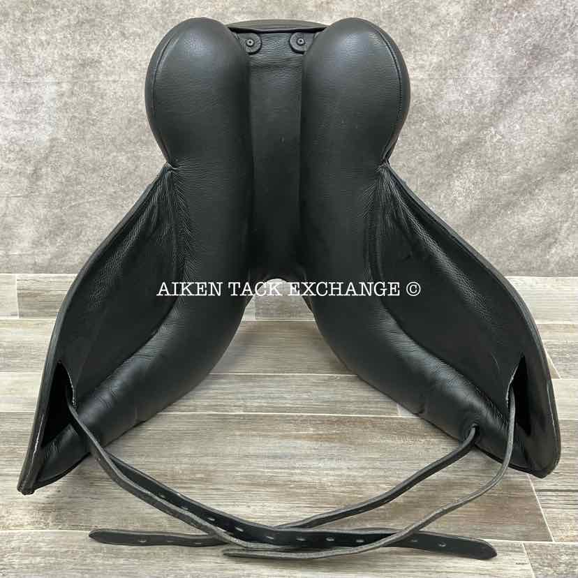 2023 Envy by Custom Saddlery Rhythm Monoflap Dressage Saddle, 17" Seat, Adjustable Tree, Wool Flocked Panels