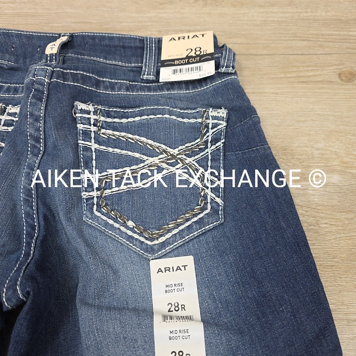 Ariat Mid Rise Bootcut Denim Jeans, Women's 28R