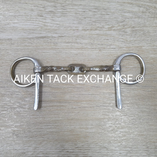 Copper Twisted French Link Half Cheek Bit 4.75"