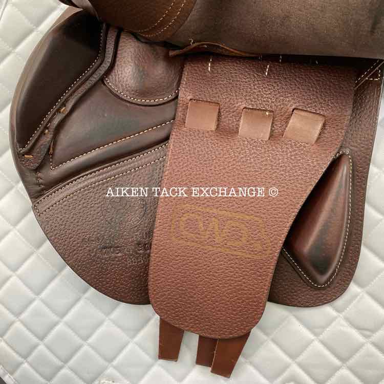 2021 CWD SE02 Close Contact Jump Saddle, 16" Seat, 0C Flap - Extra Short, Medium Tree, Foam Panels