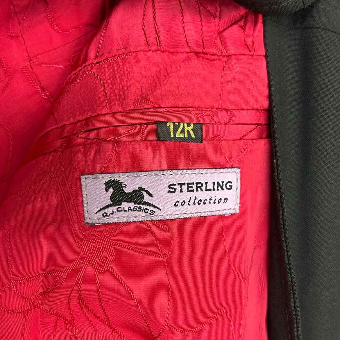 RJ Classics Sterling Collection Dressage Coat, Size 12