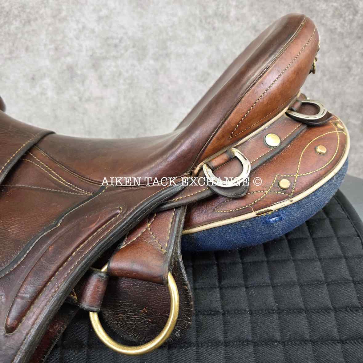 Syd Hill & Sons Australian Stock Saddle, 16" Seat (Western) - 18" Seat (English), MW/W Tree