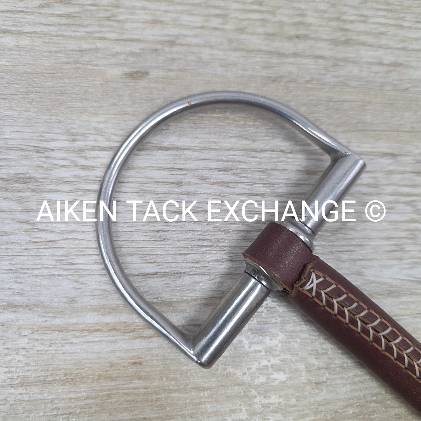 Leather Mullen Mouth D Ring Bit 5.5"