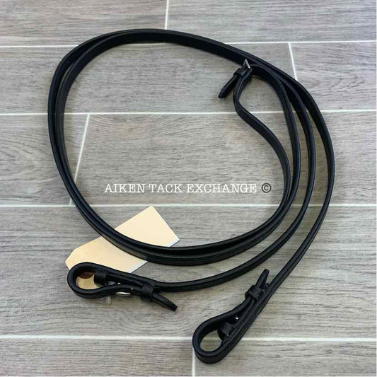 Plain Flat Reins w/ Hook Stud Ends 54"