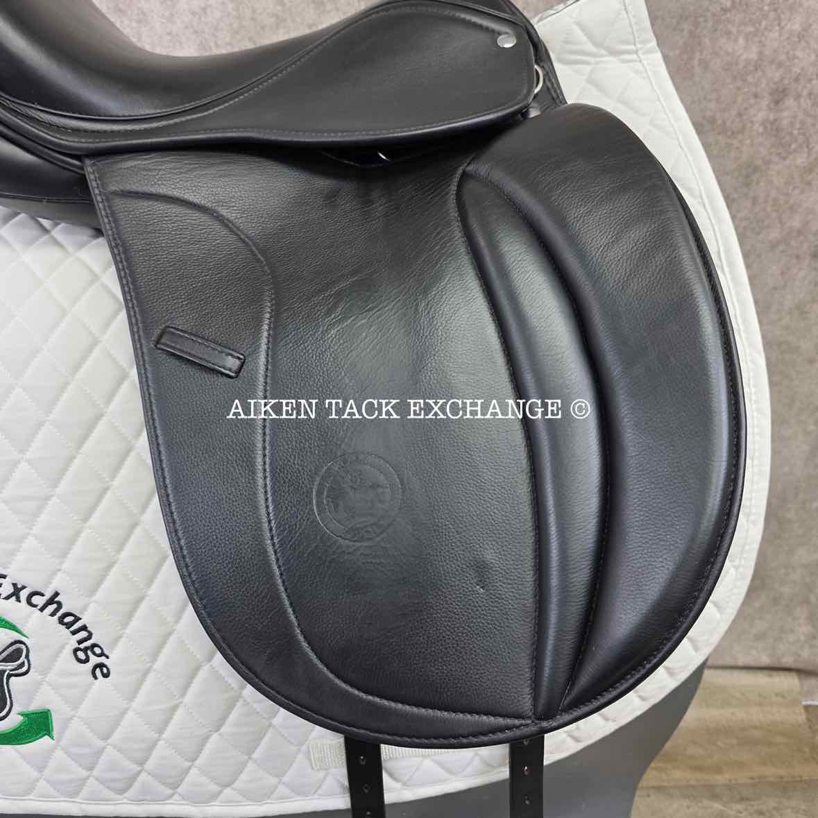 2022 Sella Soleil Passagio Dressage Saddle, 17" Seat, MW/W Tree, Wool Flocked Panels