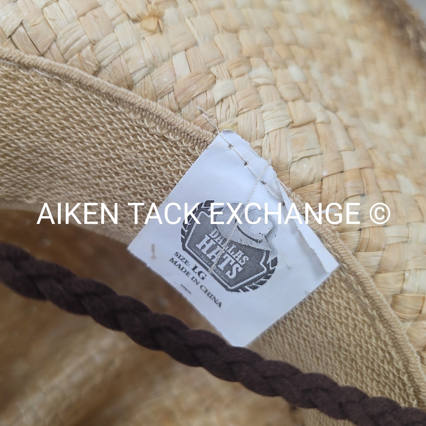Dallas Hats Straw Hat, Size Large