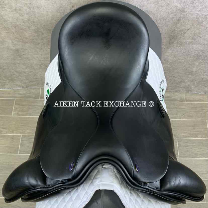 **SOLD** EuroRiding Titan II Dressage Saddle, 18" Seat, Wide Tree, Wool Flocked Panels