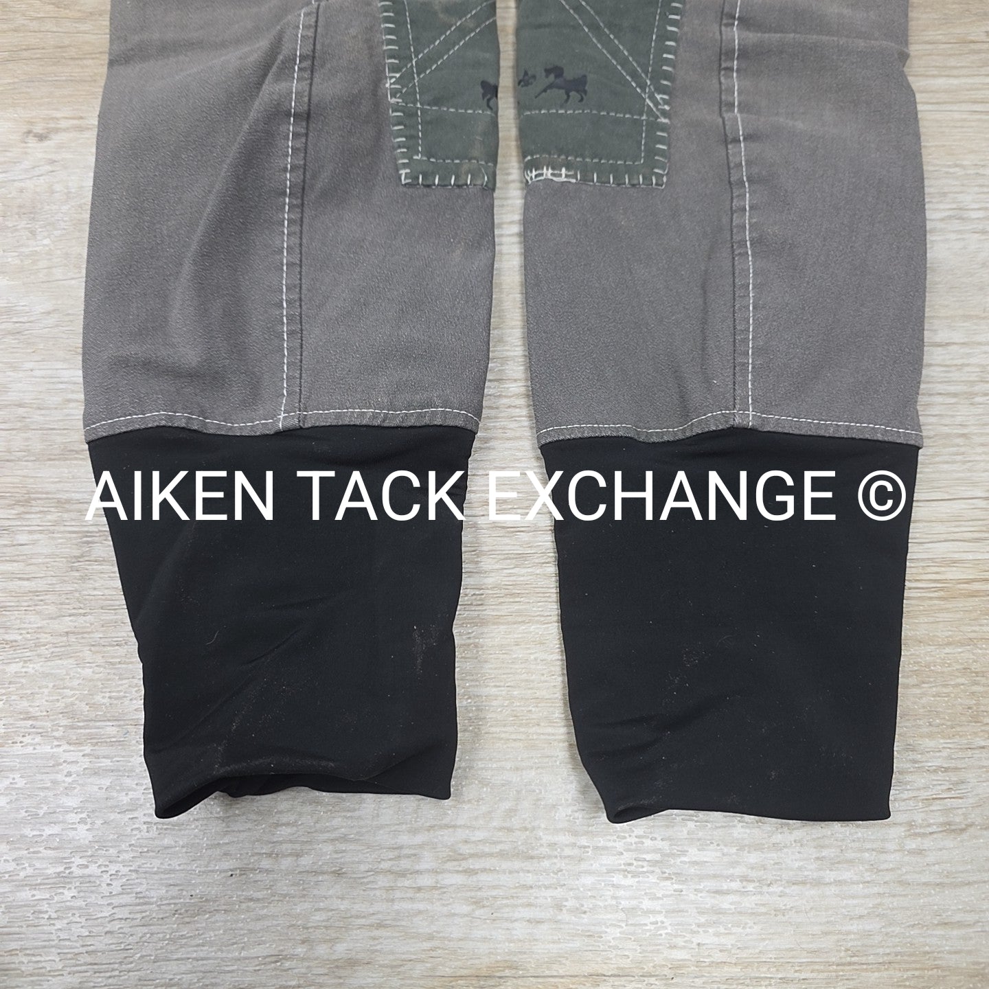 BARGAIN BUNDLE: 2 Pair Equine Couture Knee Patch Breeches, Size 28