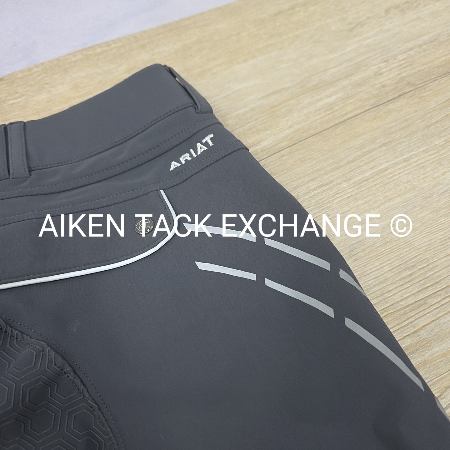 Ariat Tri-Factor Silicone Grip Full Seat Breeches, Size 34 R