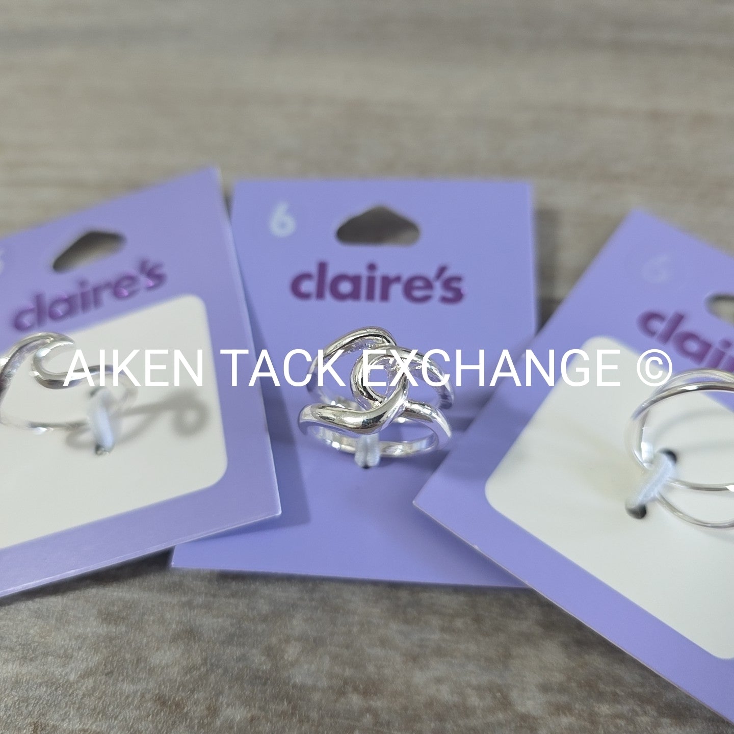 Claire's Rings (3) - Size 6