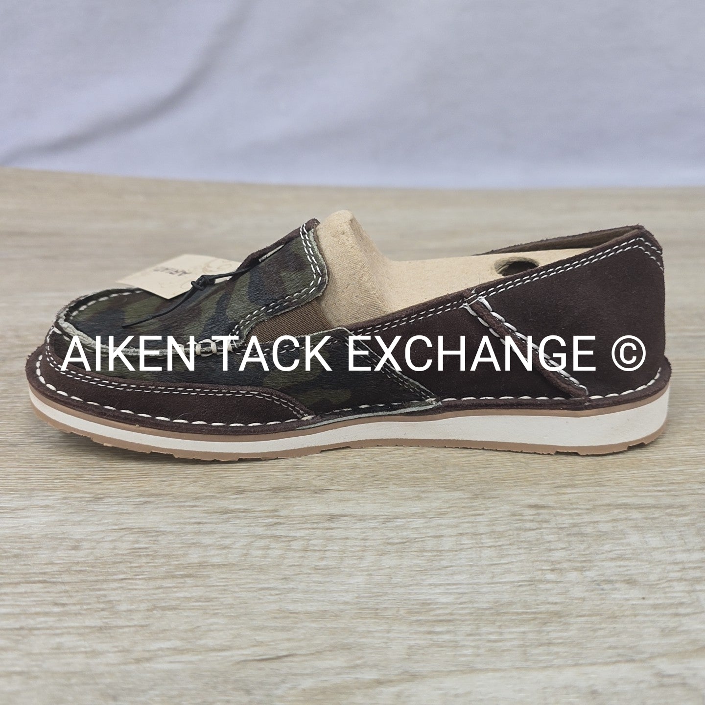 Ariat Chocolate Chip Suede No Se'um Cruisers, Brand New, Size 6.5