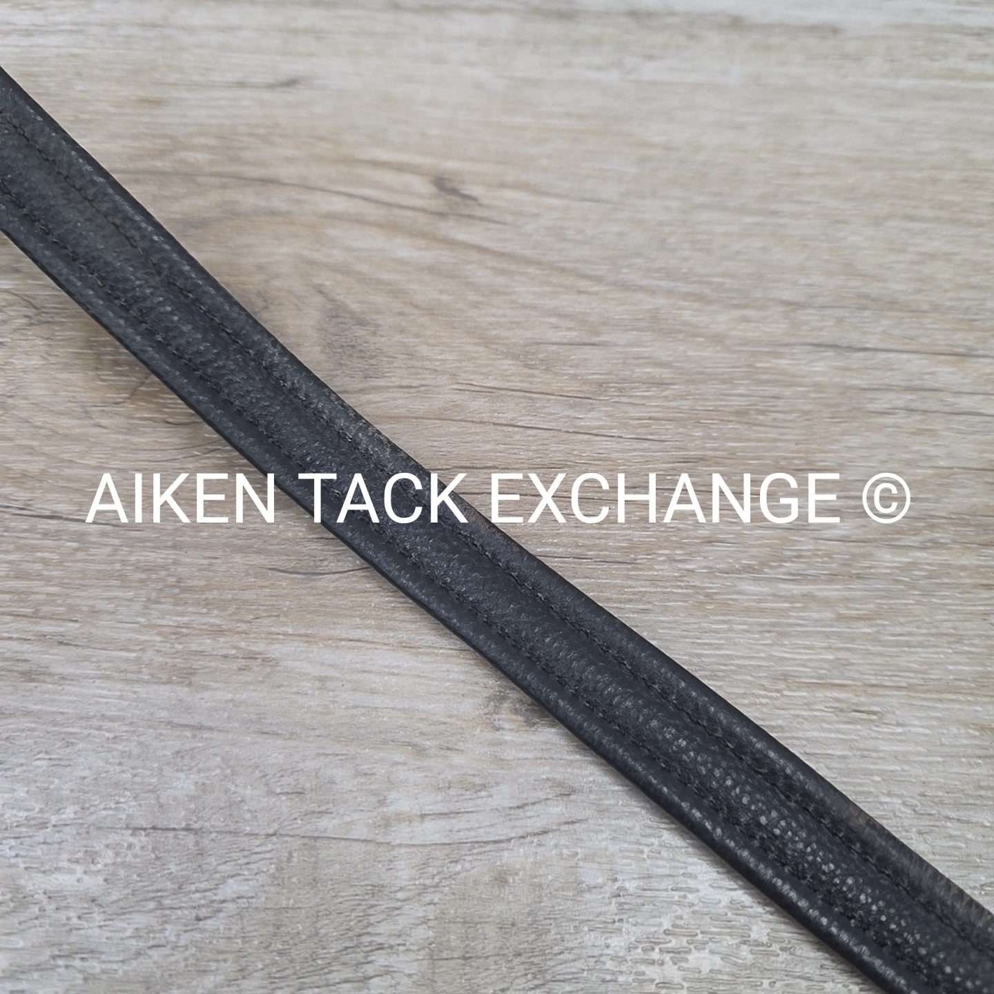 Padded Flat Browband, Black, 17"