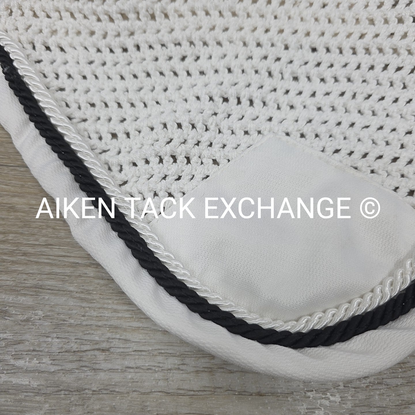 Dover Saddlery Riders International Piped Ear Bonnet, Size Full