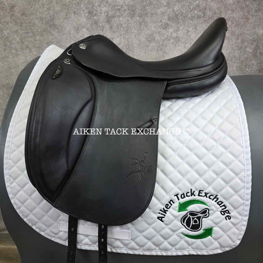 2016 Prestige X-Helen D Dressage Saddle, 17" Seat, 34 Tree - MW, Wool Flocked Panels