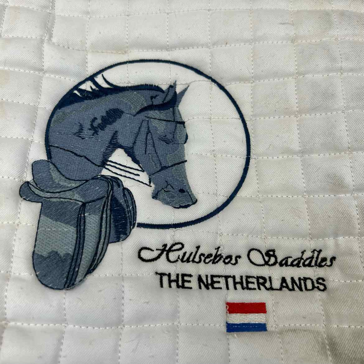 Hulsebos Dressage Saddle Pad, White