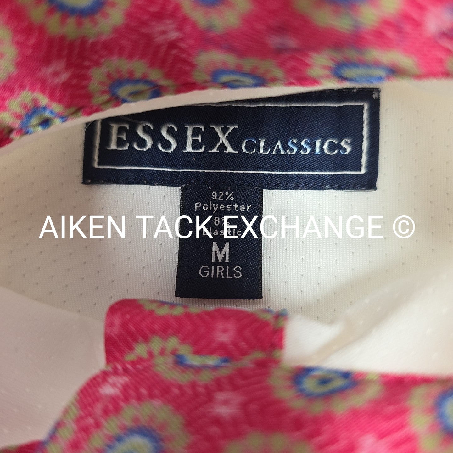 Essex Classics Talent Yarn Long Sleeve Sun Shirt Show Shirt, Size Medium