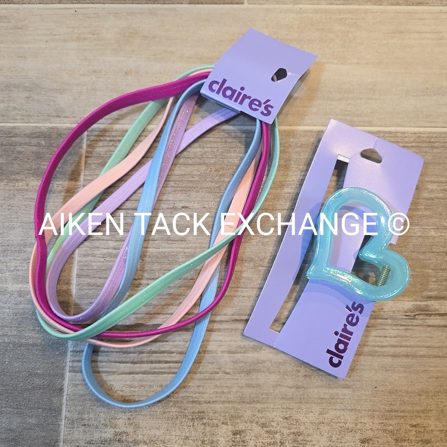 Claire's Hair Bundle - 1 Claw Clip, 5 Headbands