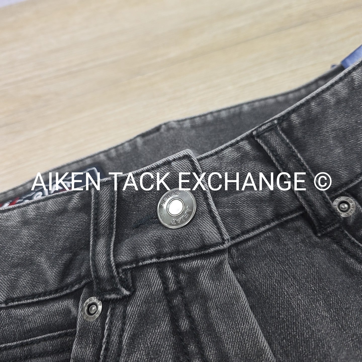 Ariat Halo G Denim Silicone Grip Full Seat Breeches, Size 24