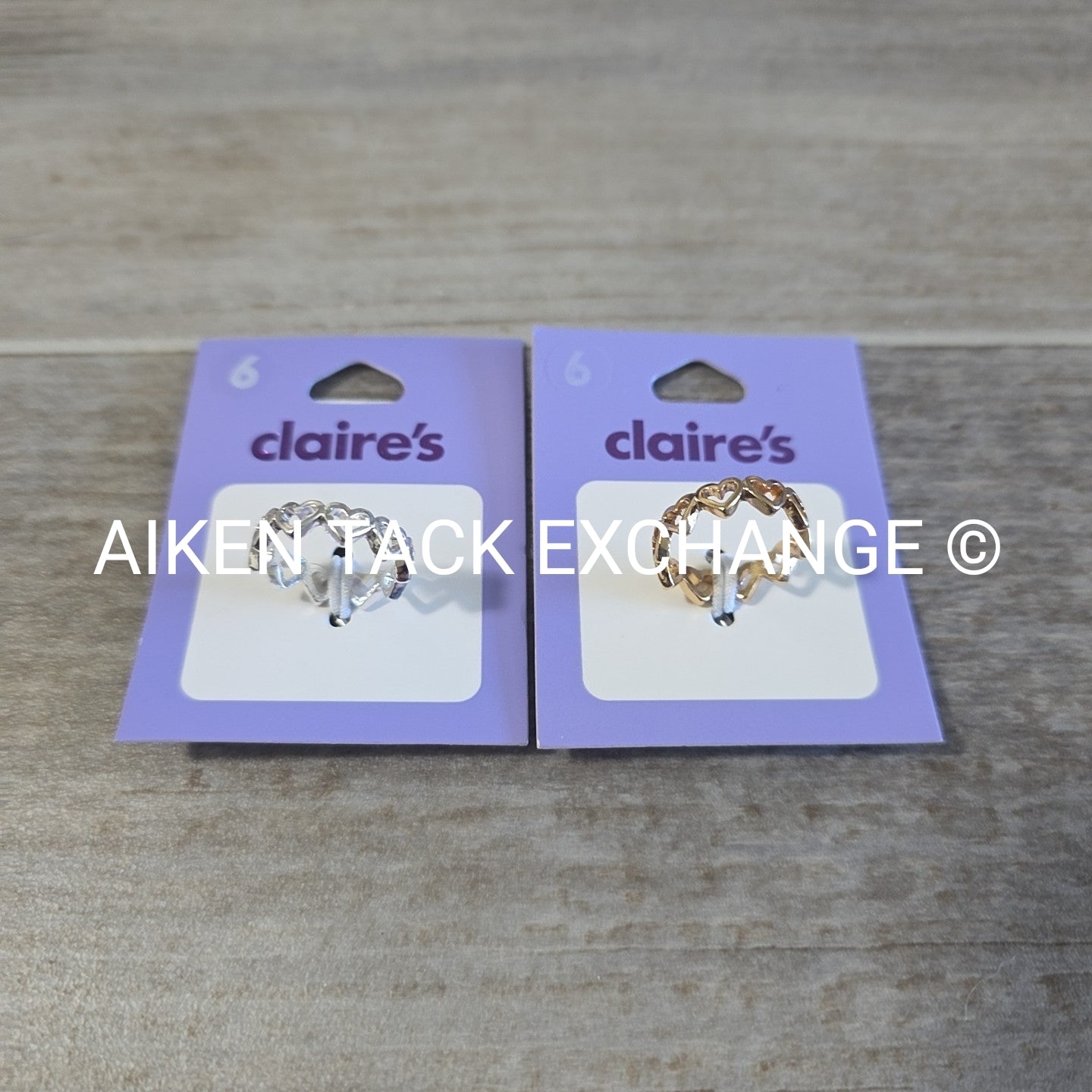 Claire's Rings (2) - Size 6