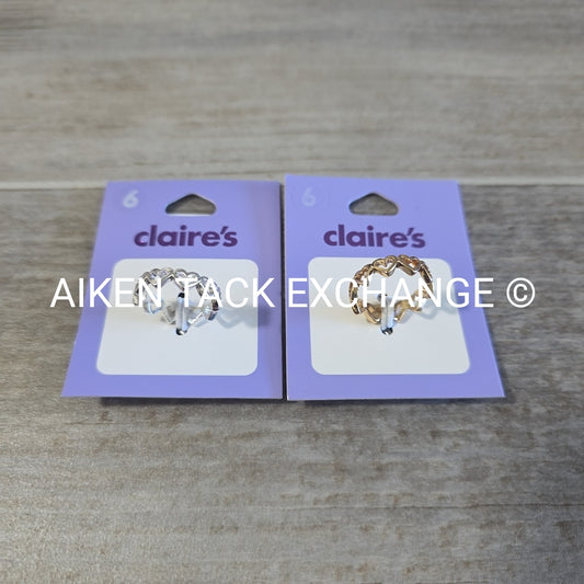 Claire's Rings (2) - Size 6