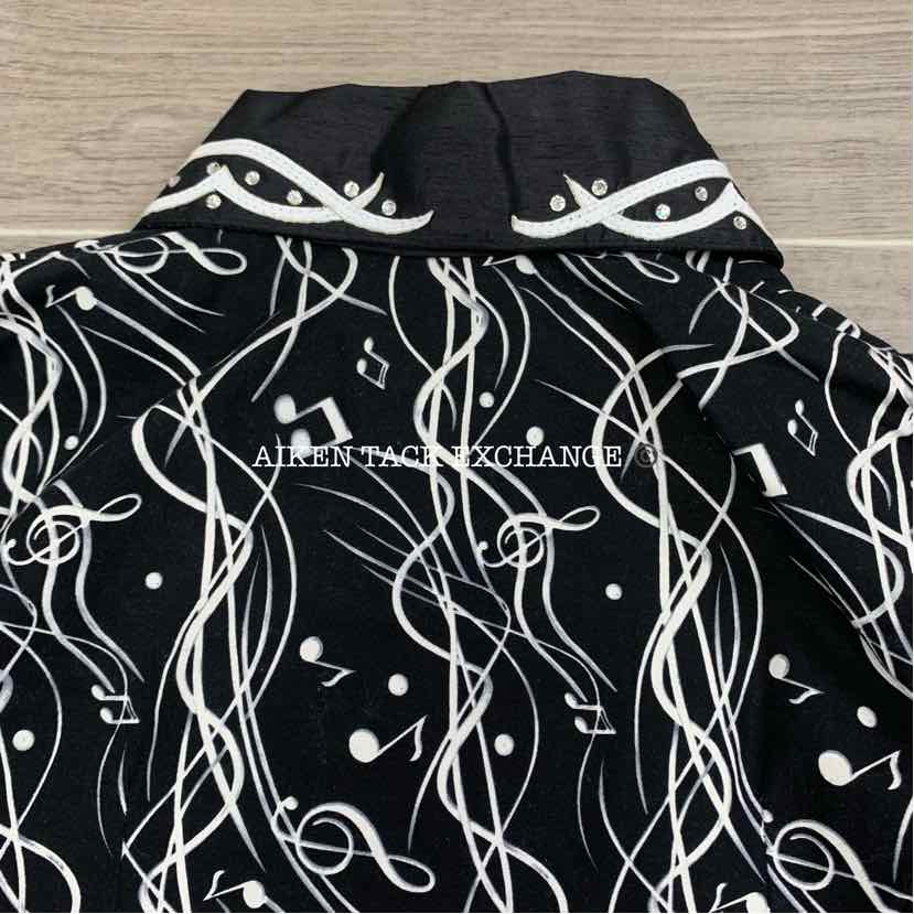 Spotlight Custom Designed Western Show Shirt, Medium