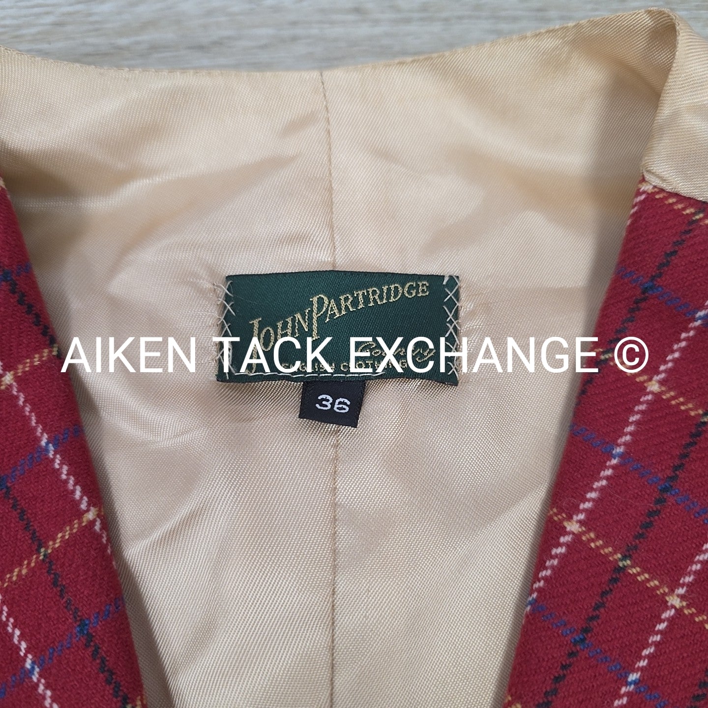 John Partridge Vest, Size 36