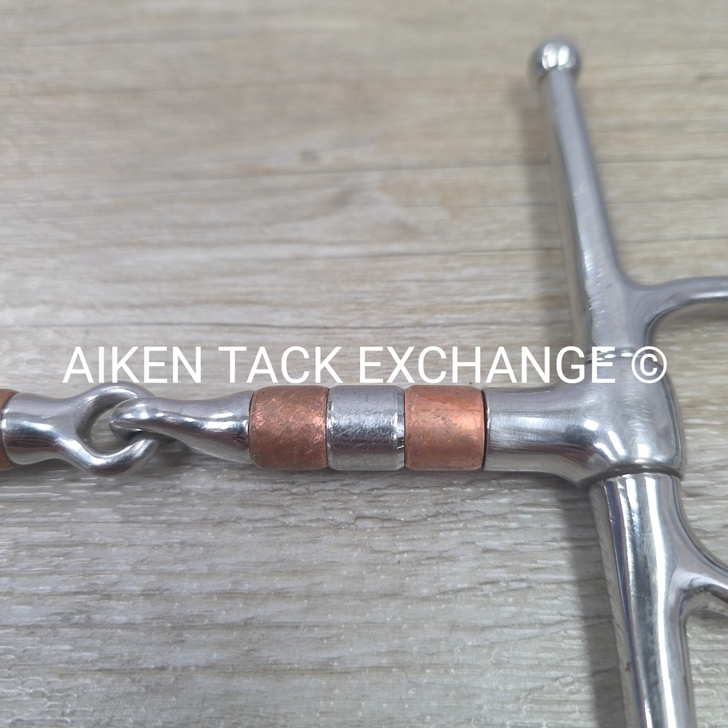 Carlyle Single Joint Copper Roller Full Cheek Bit 5"