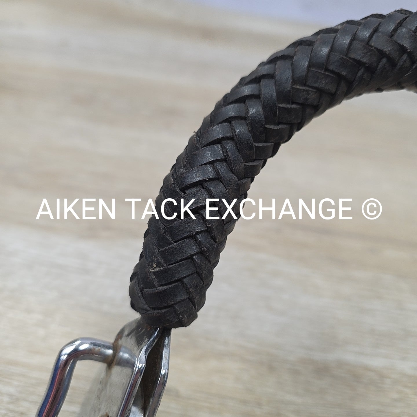 Mechanical Hackamore with Braided Nose