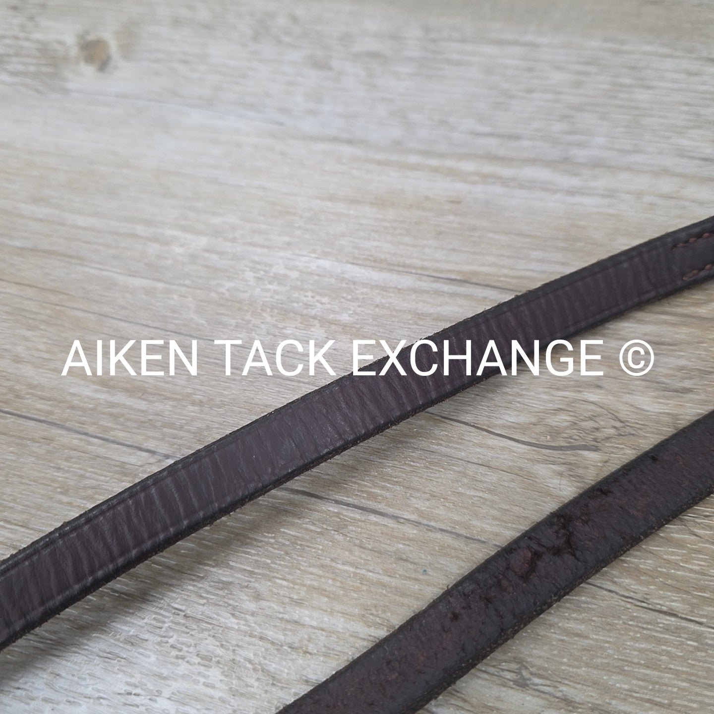 Nunn Finer Super Grip Soft Rubber Reins, Brown, 58"