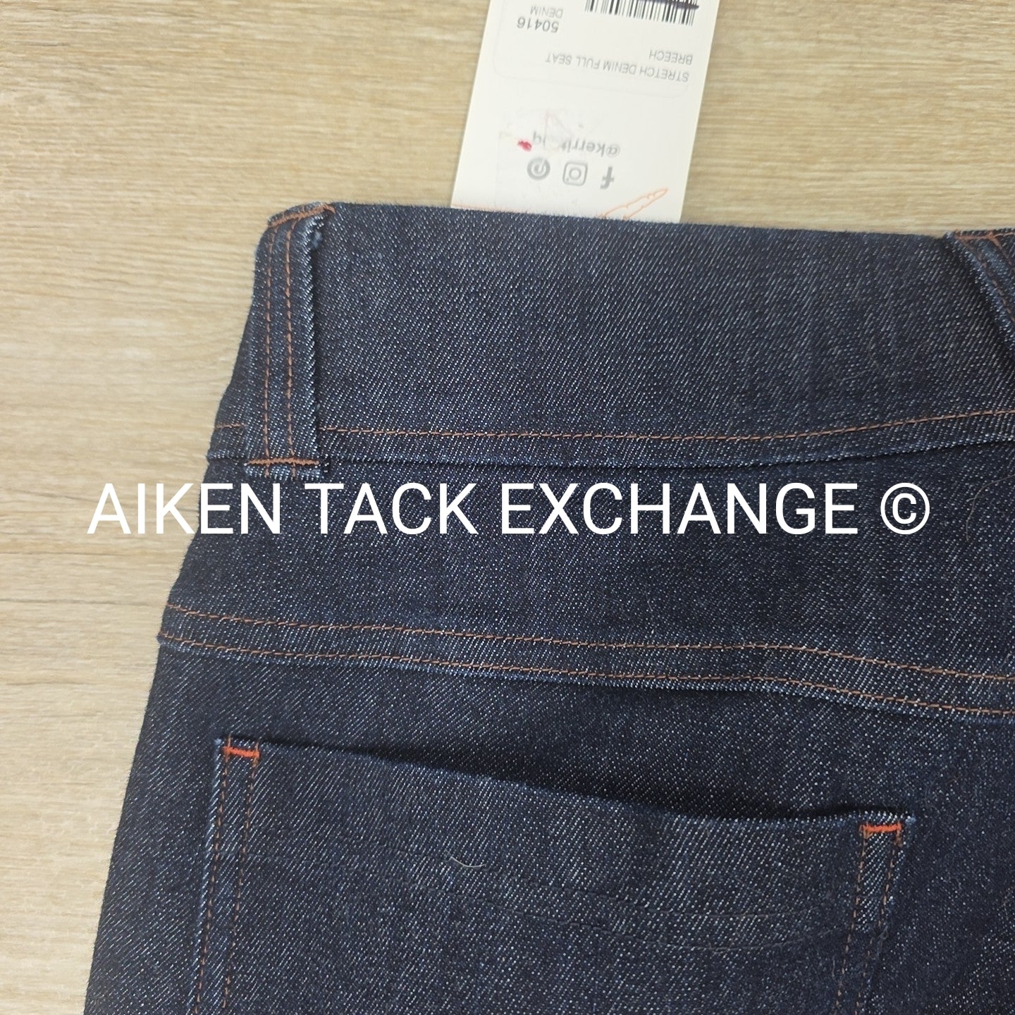Kerrits Stretch Denim Full Seat Breeches, Size Small
