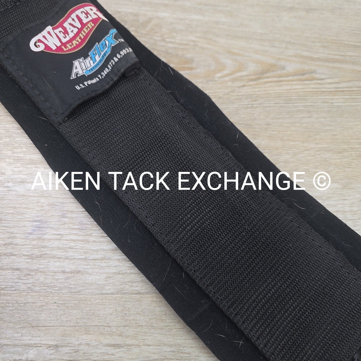 Weaver Leather AirFlex Straight Western Cinch, Black, 36"