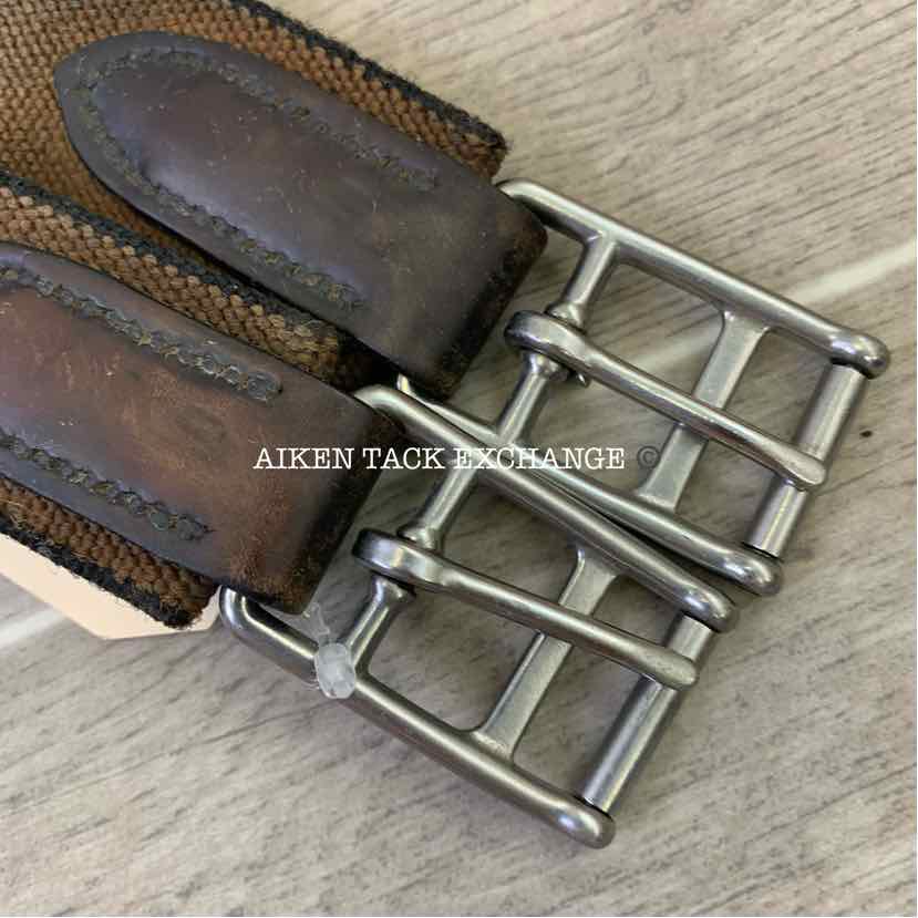 Albion AP / Jump Shaped Padded Leather Girth, Brown, 56"
