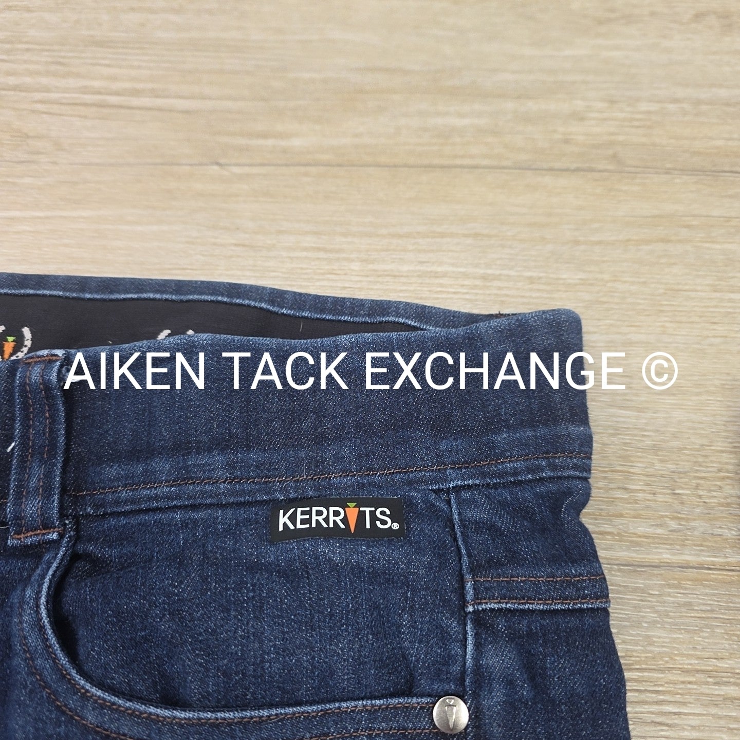 BARGAIN BUNDLE: Kerrits Icefil Tights & Knee Patch Denim Breeches, Size X-Large