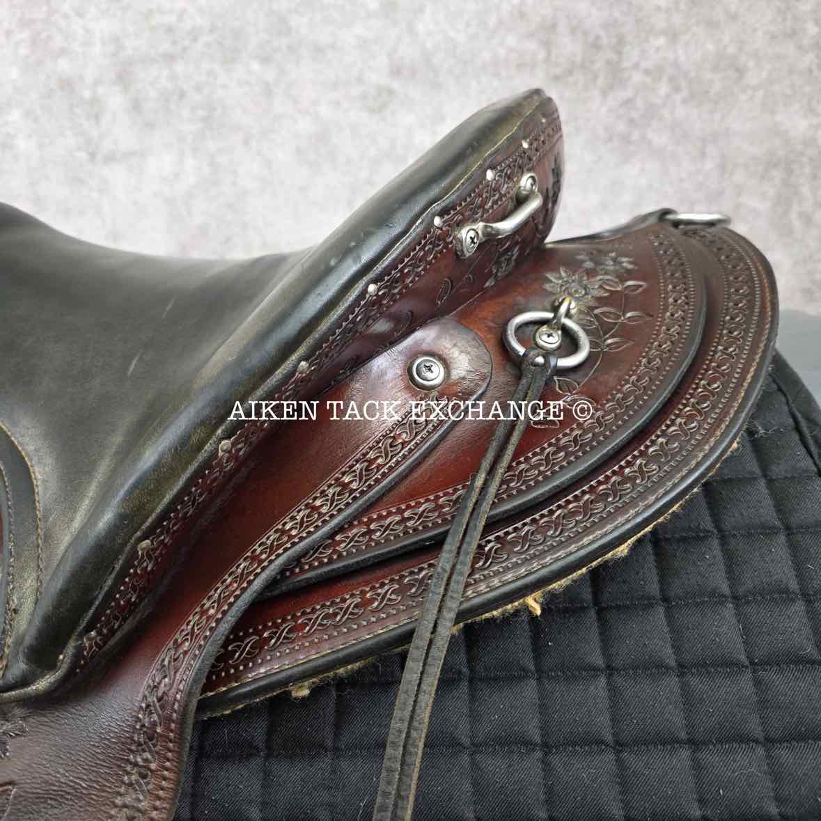 Eli Miller Buena Vista Saddle, 19" Seat, Wide Tree - Full QH Bars