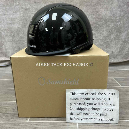 Samshield Shadow Race Glossy Helmet, Size 6 7/8 (55) MFG Date 11/2017