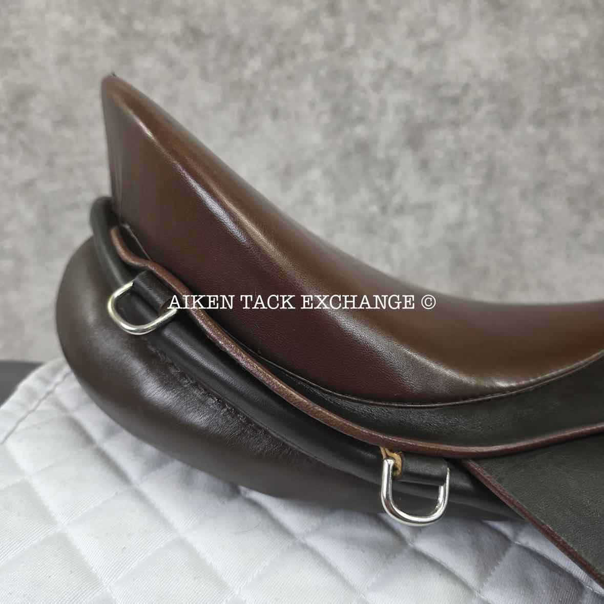 1993 Passier Gewalkt VD All Purpose Saddle, 17" Seat, Medium Tree, Wool Flocked Panels